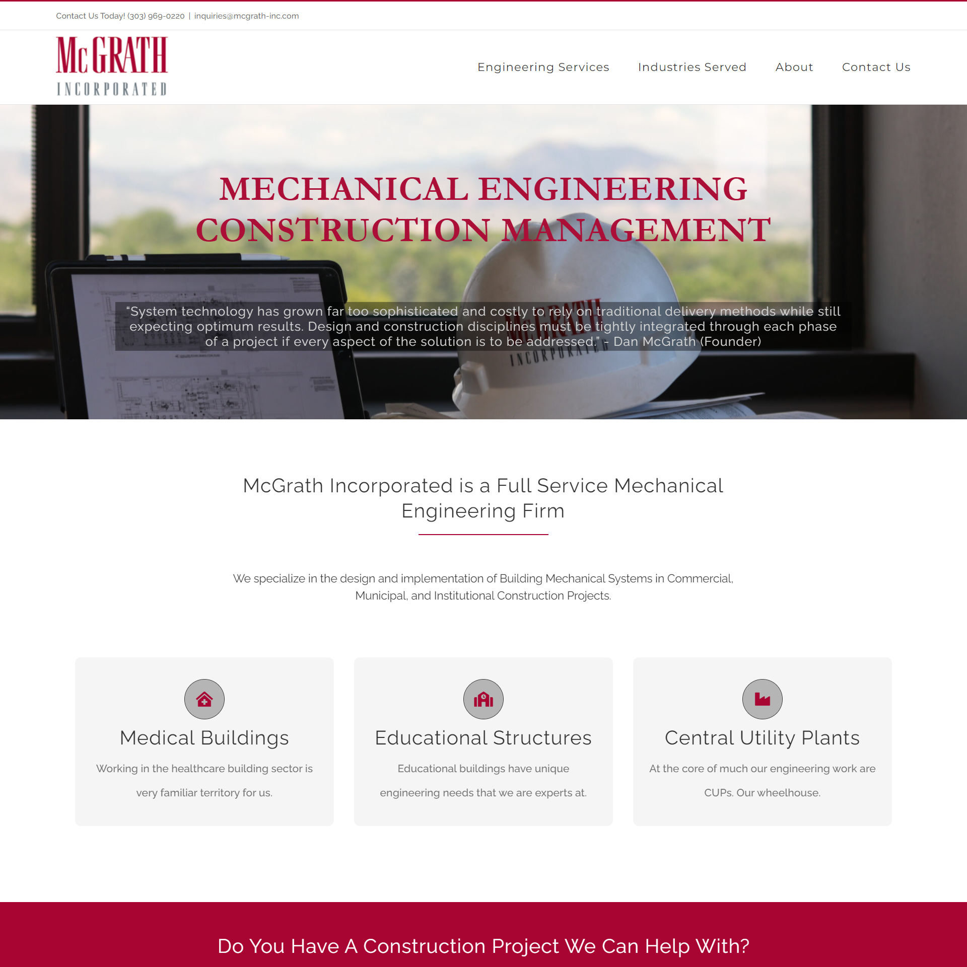 McGrath Incorporated Website